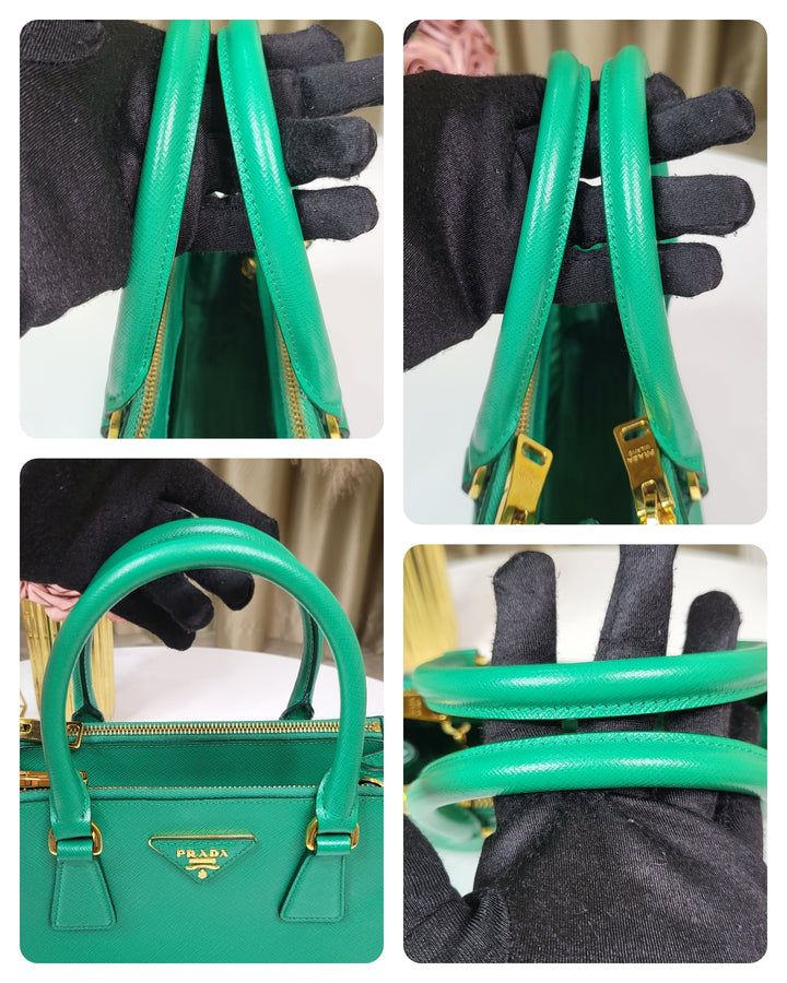 Prada Saffiano Galleria Small Green