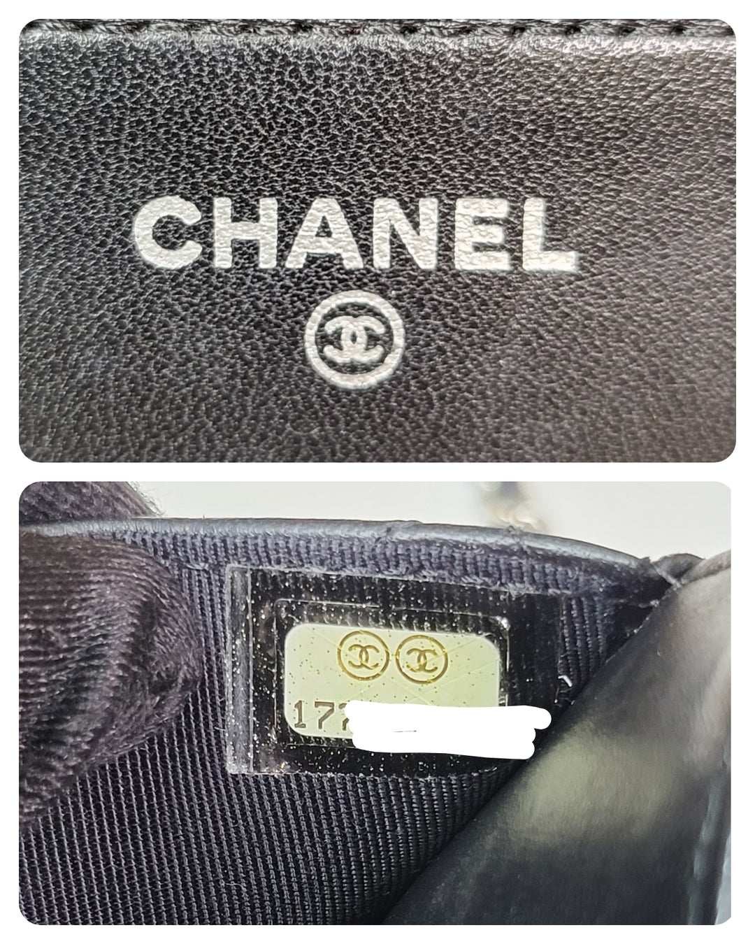 Chanel Lambskin Wallet On Chain