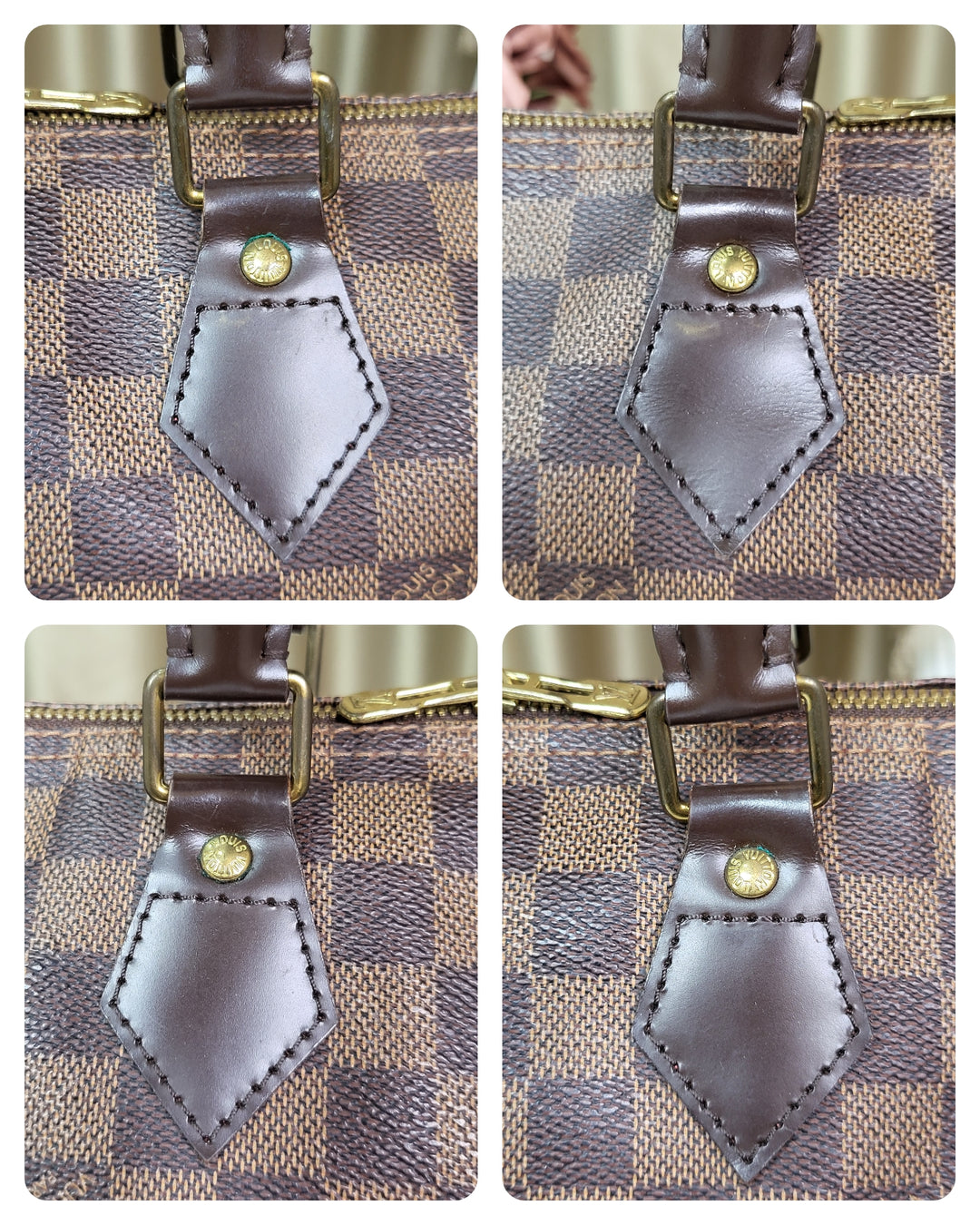 Louis Vuitton Damier Ebene Speedy 30 Bandouliere 30