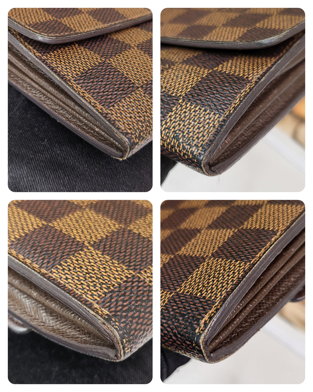 Louis Vuitton Damier Ebene Sarah Wallet