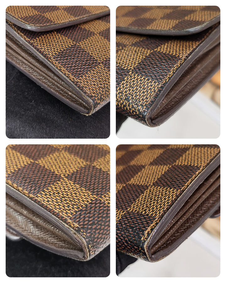 Louis Vuitton Damier Ebene Sarah Wallet