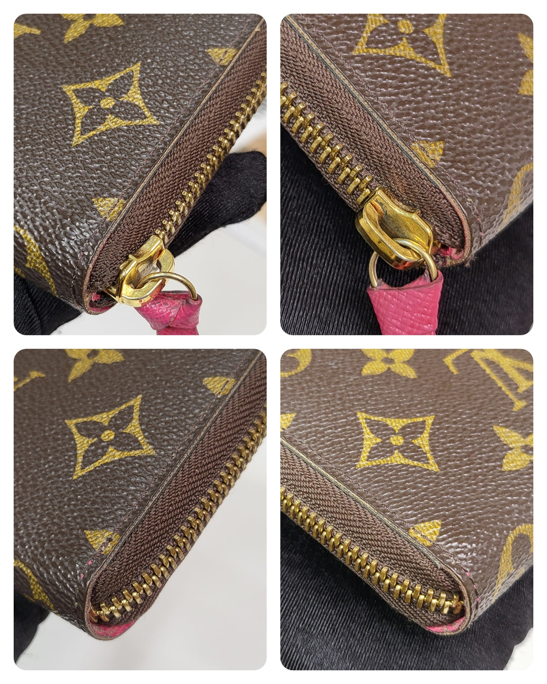 Louis Vuitton Monogram Clemence Zippy Wallet