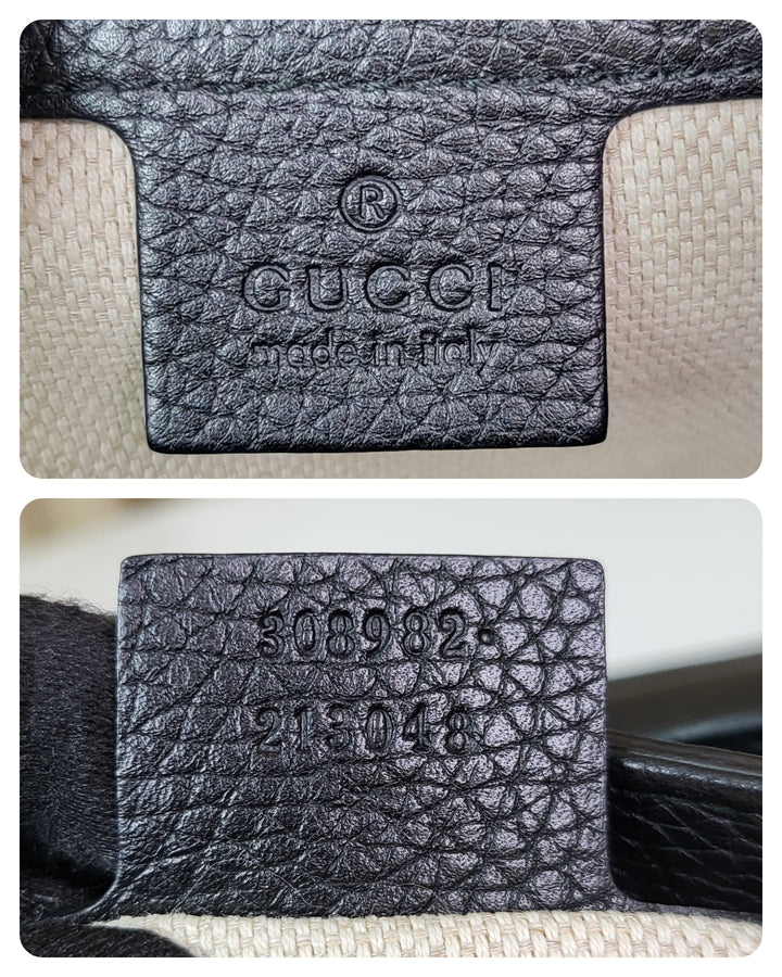 Gucci Pebbled Soho Tote Bag