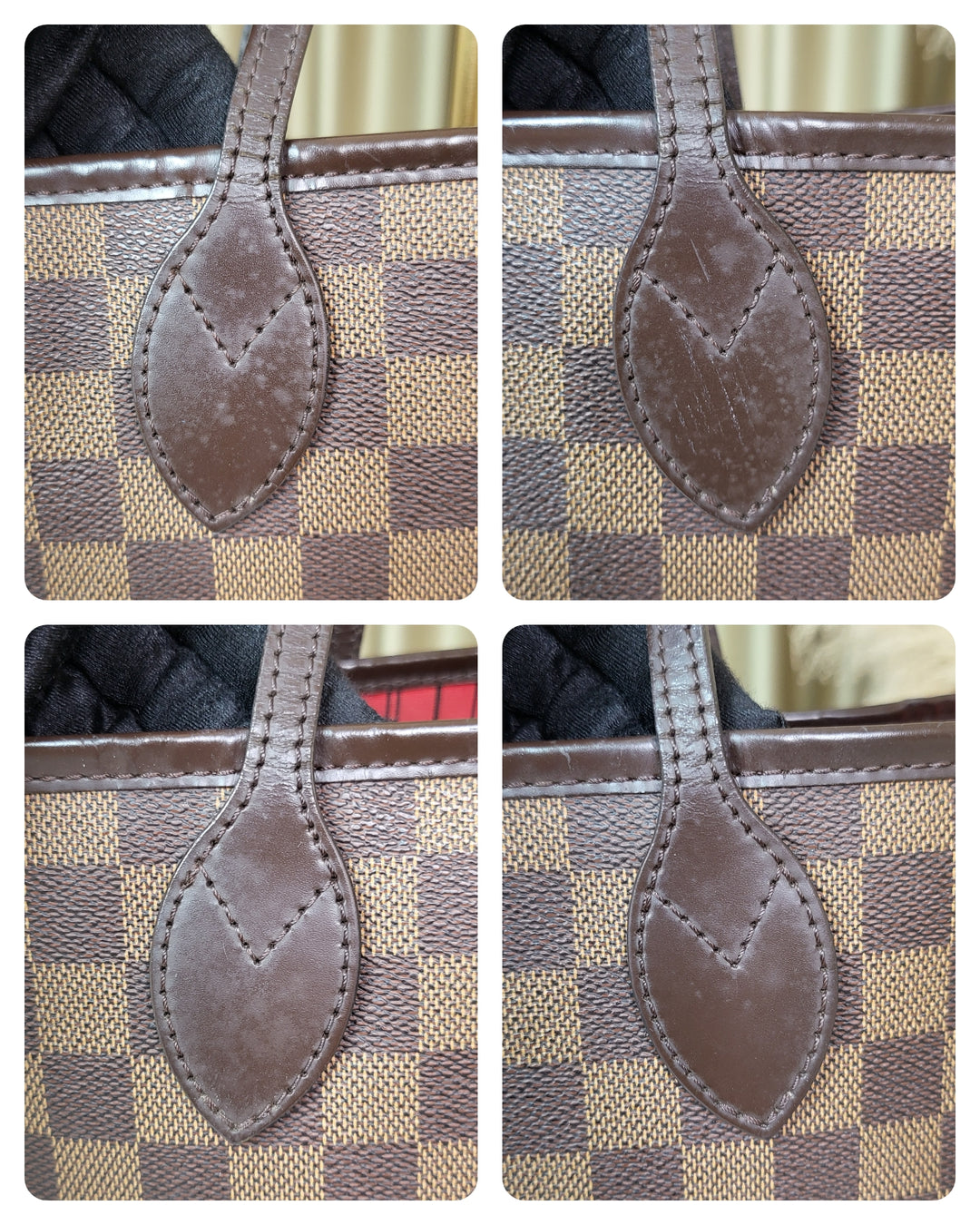 Louis Vuitton Damier Ebene Neverfull MM w/ Pouch