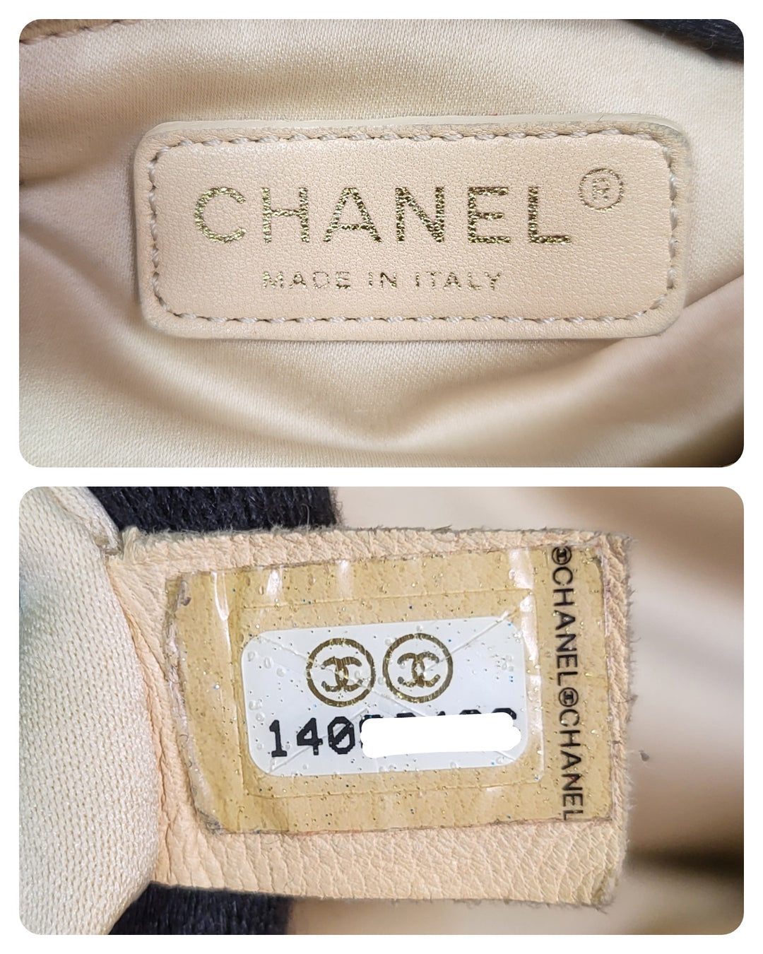 Chanel Caviar Beige Grand Shopping Tote