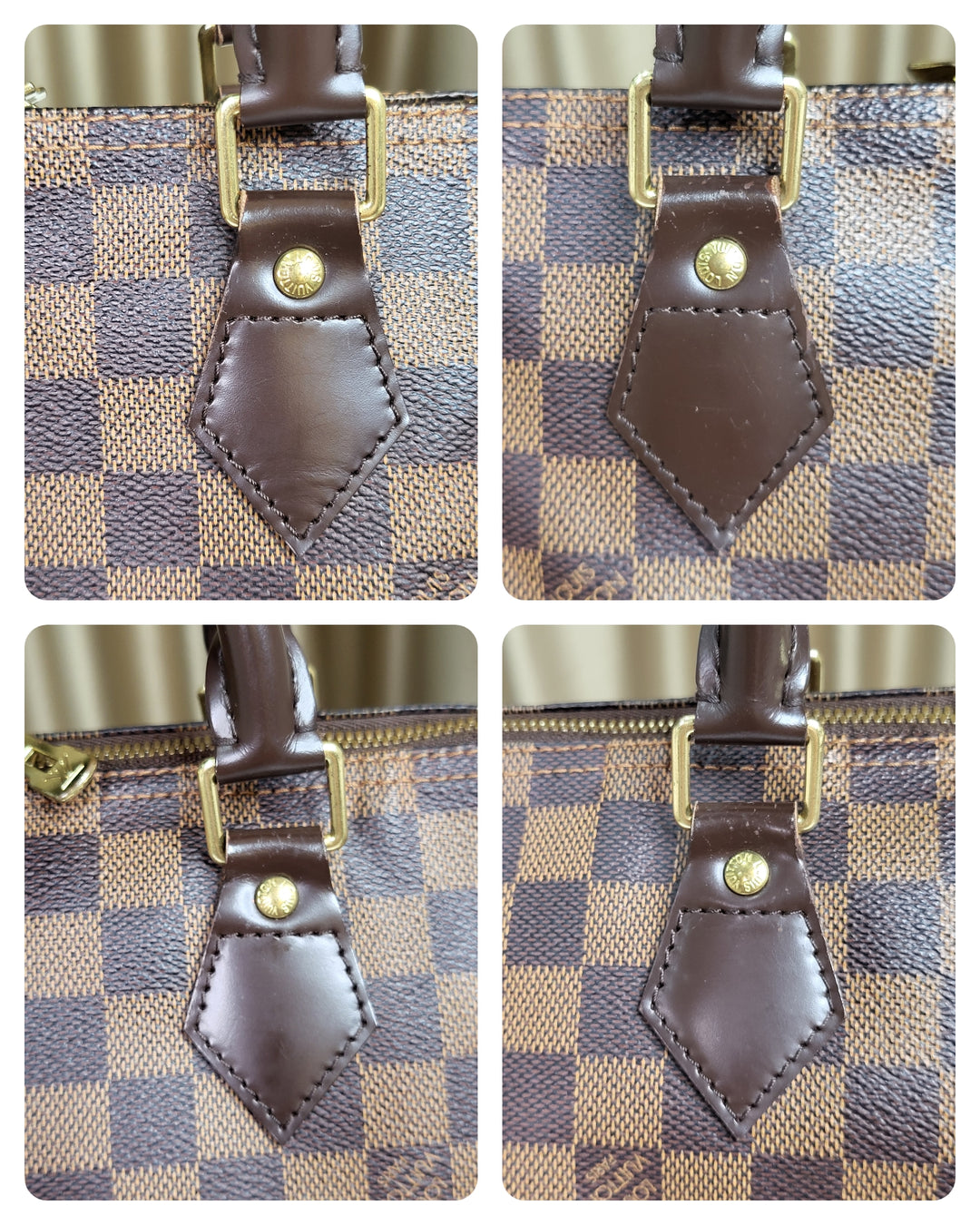 Louis Vuitton Damier Ebene Speedy 30 Bandouliere