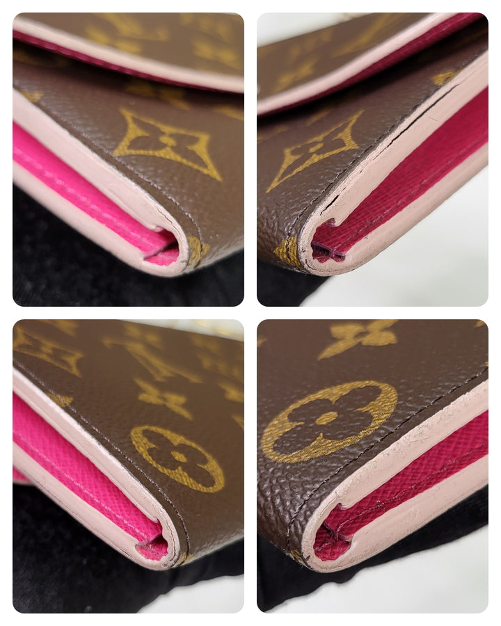 Louis Vuitton Monogram Bloom Flower Emilie Wallet