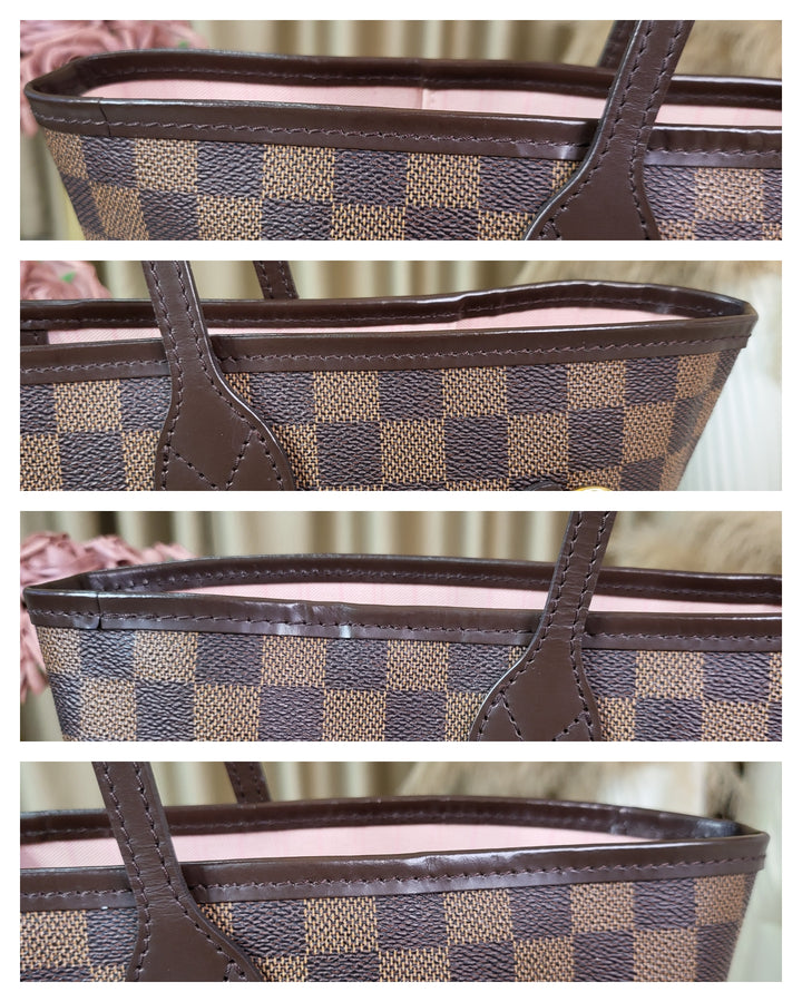 Louis Vuitton Damier Ebene Neverfull MM w/ Pouch