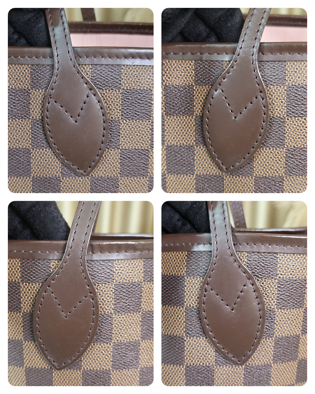 Louis Vuitton Damier Ebene Neverfull MM w/ Pouch