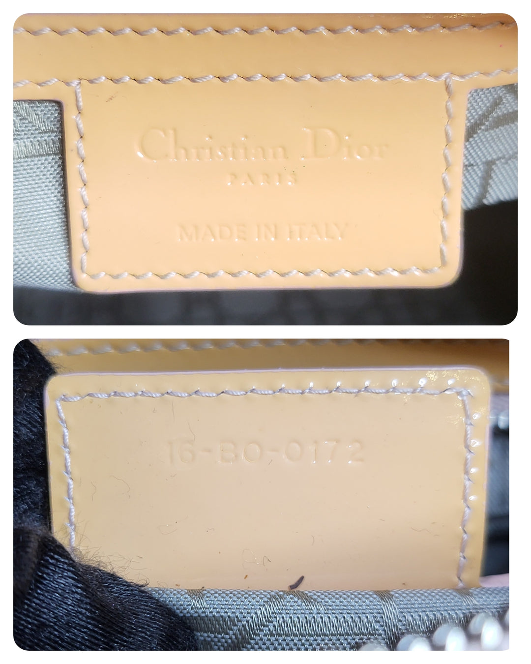 Christian Dior Patent Lady Dior Large