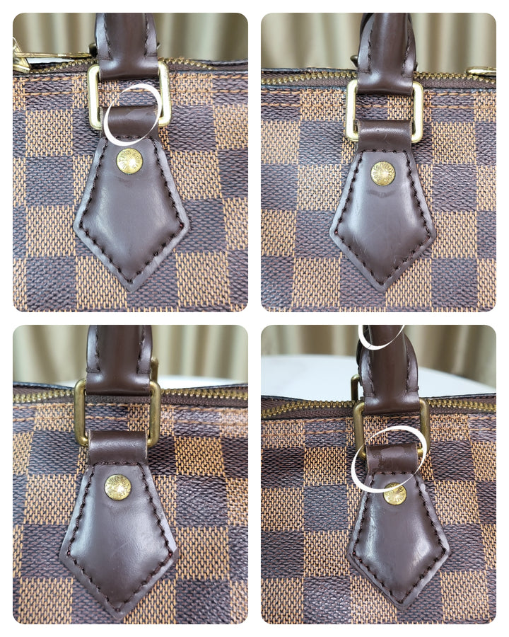 Louis Vuitton Damier Ebene Speedy 30 Bandouliere