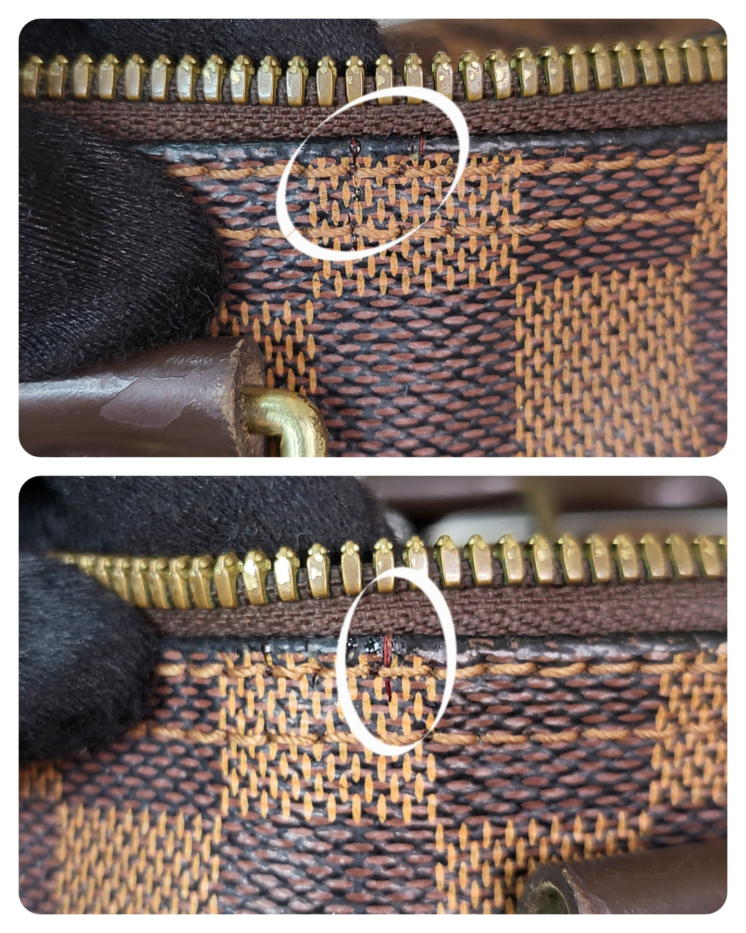 Louis Vuitton Damier Ebene Speedy 30 Bandouliere