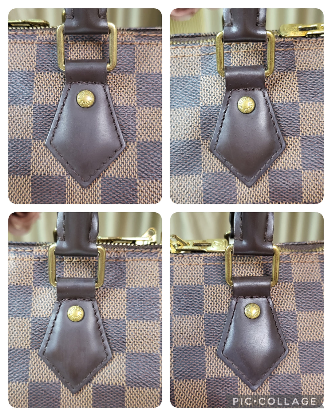Louis Vuitton Damier Ebene Speedy 25 Bandouliere