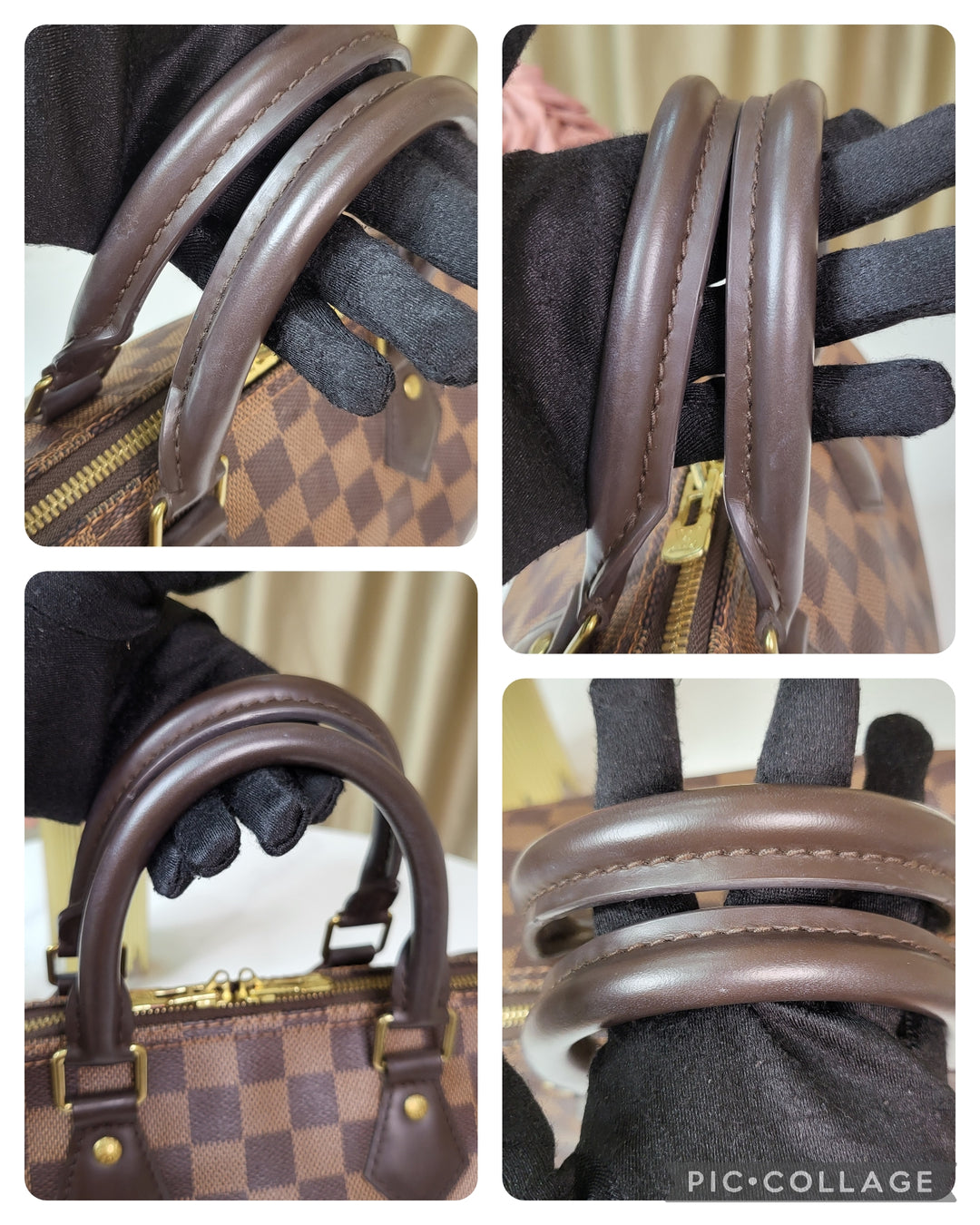 Louis Vuitton Damier Ebene Speedy 25 Bandouliere