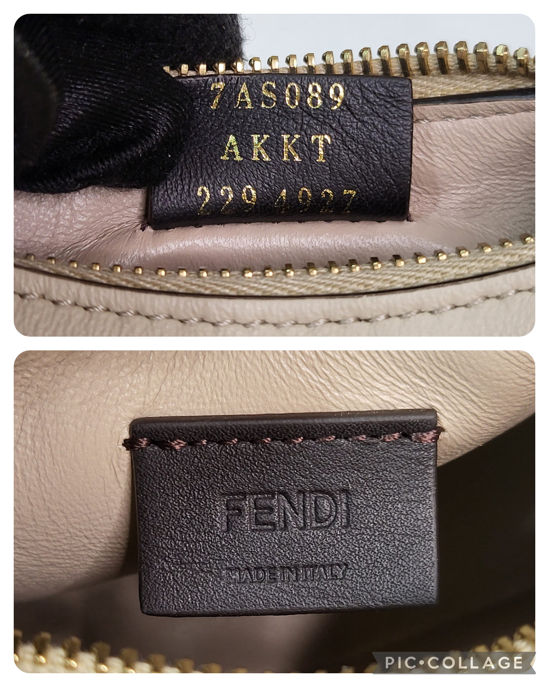 Fendo Nano Fendigraphy Charm Bag
