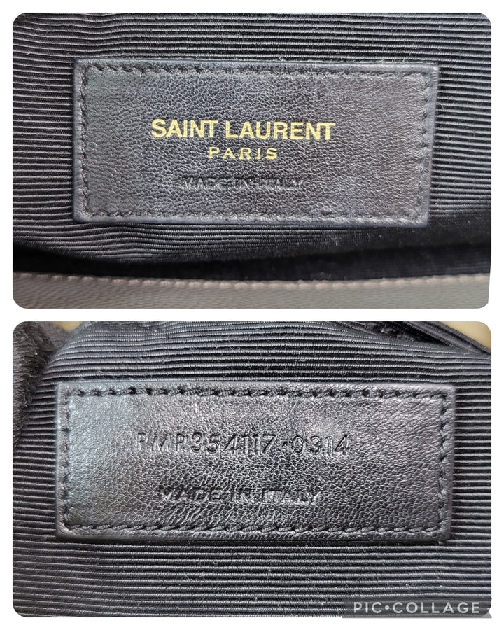 Saint Laurent Chevron Tote Bag