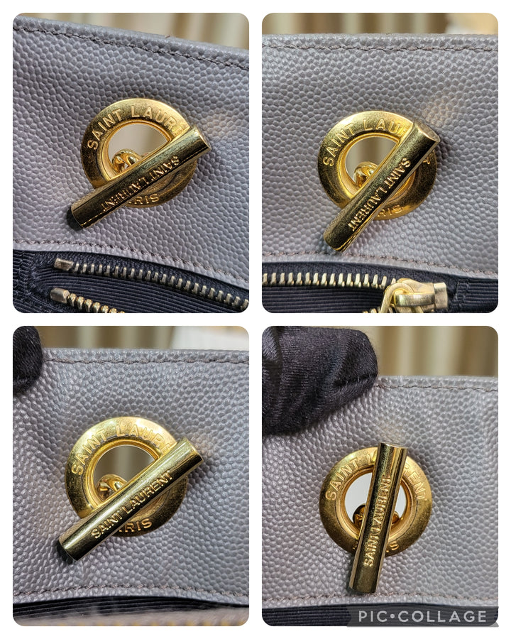 Saint Laurent Chevron Tote Bag