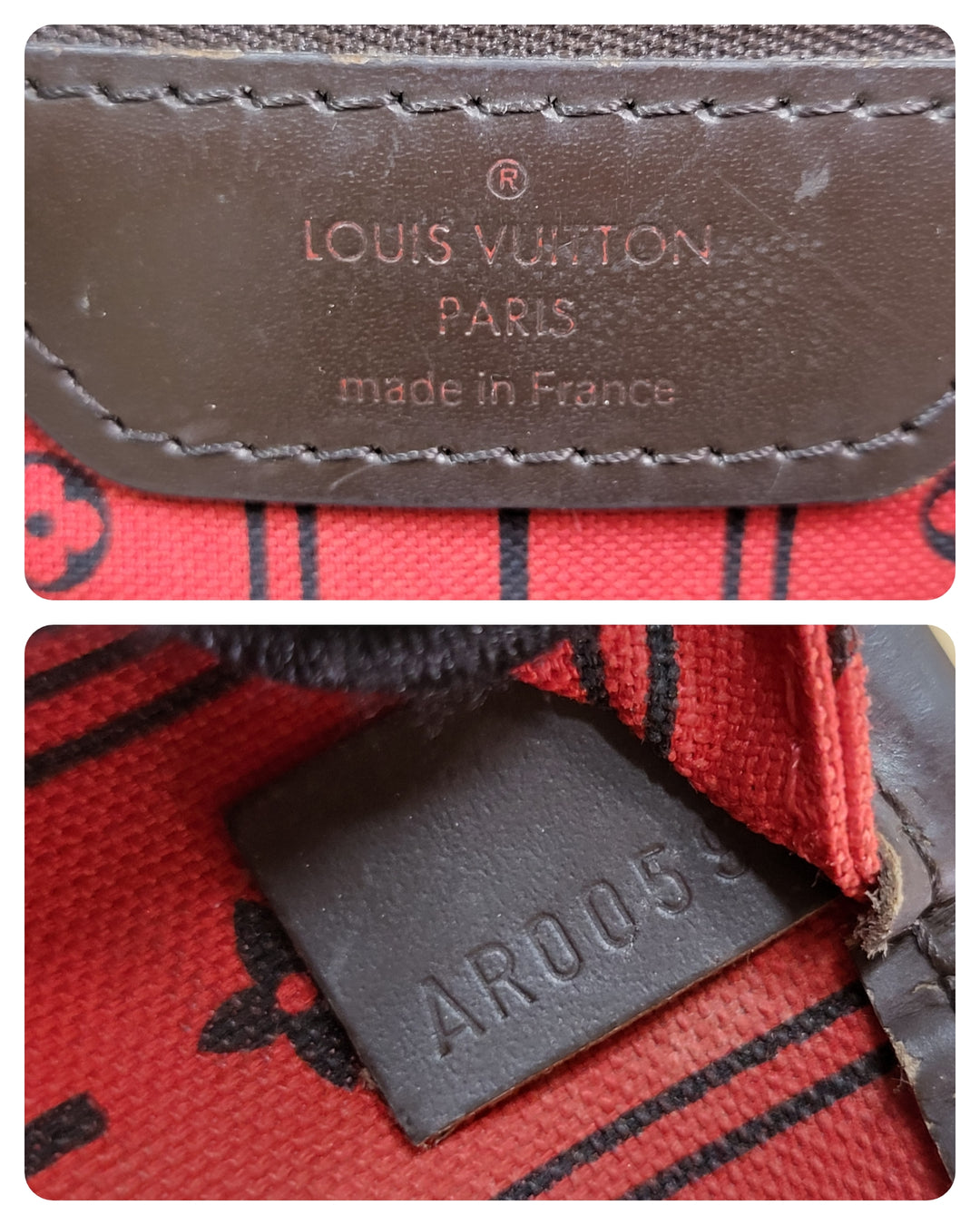 Louis Vuitton Damier Ebene Neverfull MM
