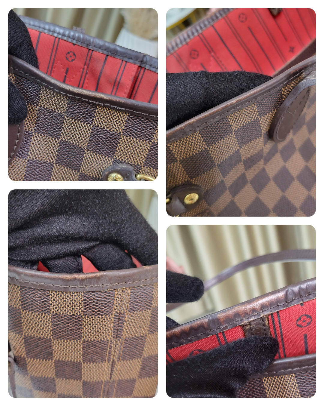 Louis Vuitton Damier Ebene Neverfull MM