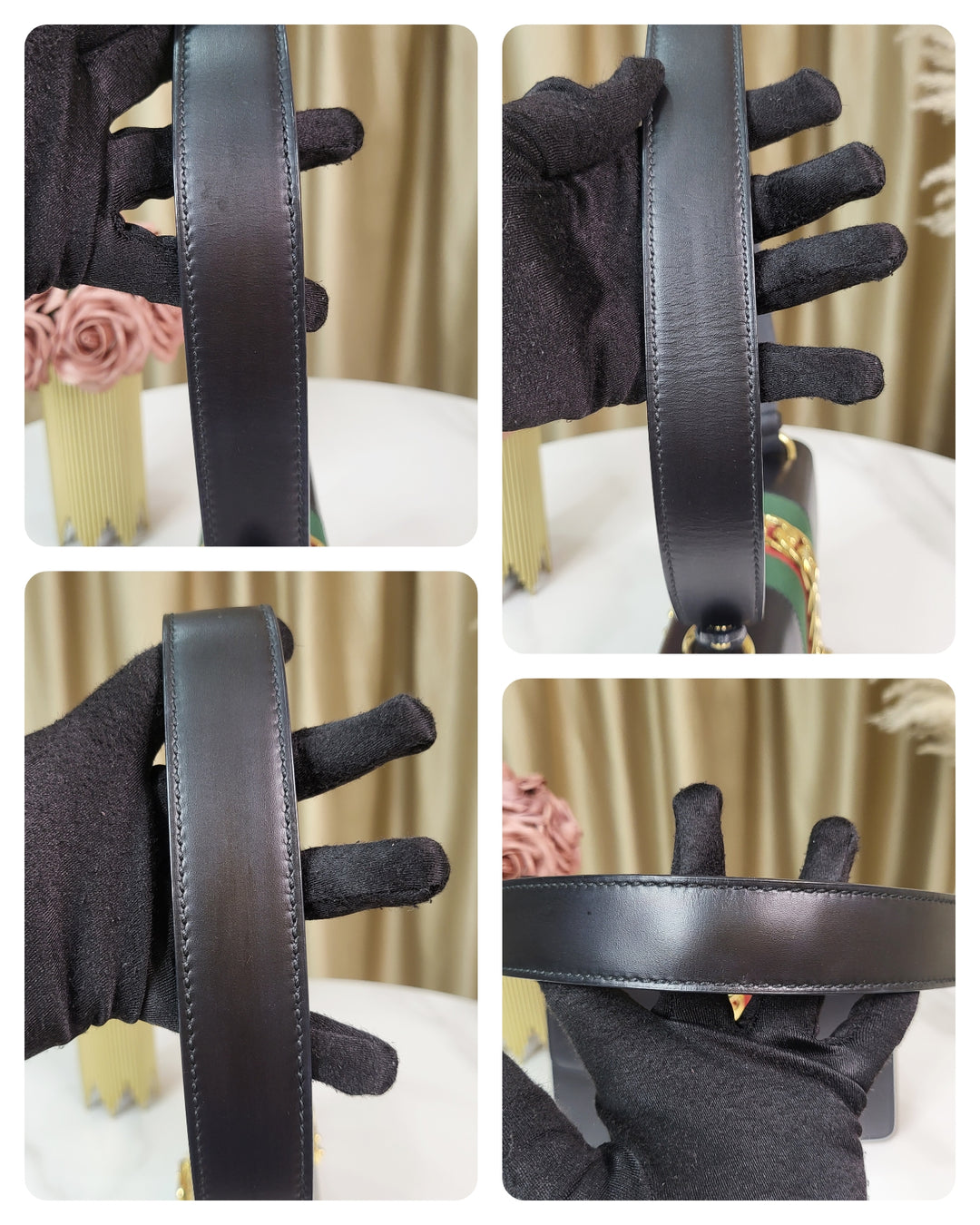 Gucci Leather Sylvie Shoulder Bag