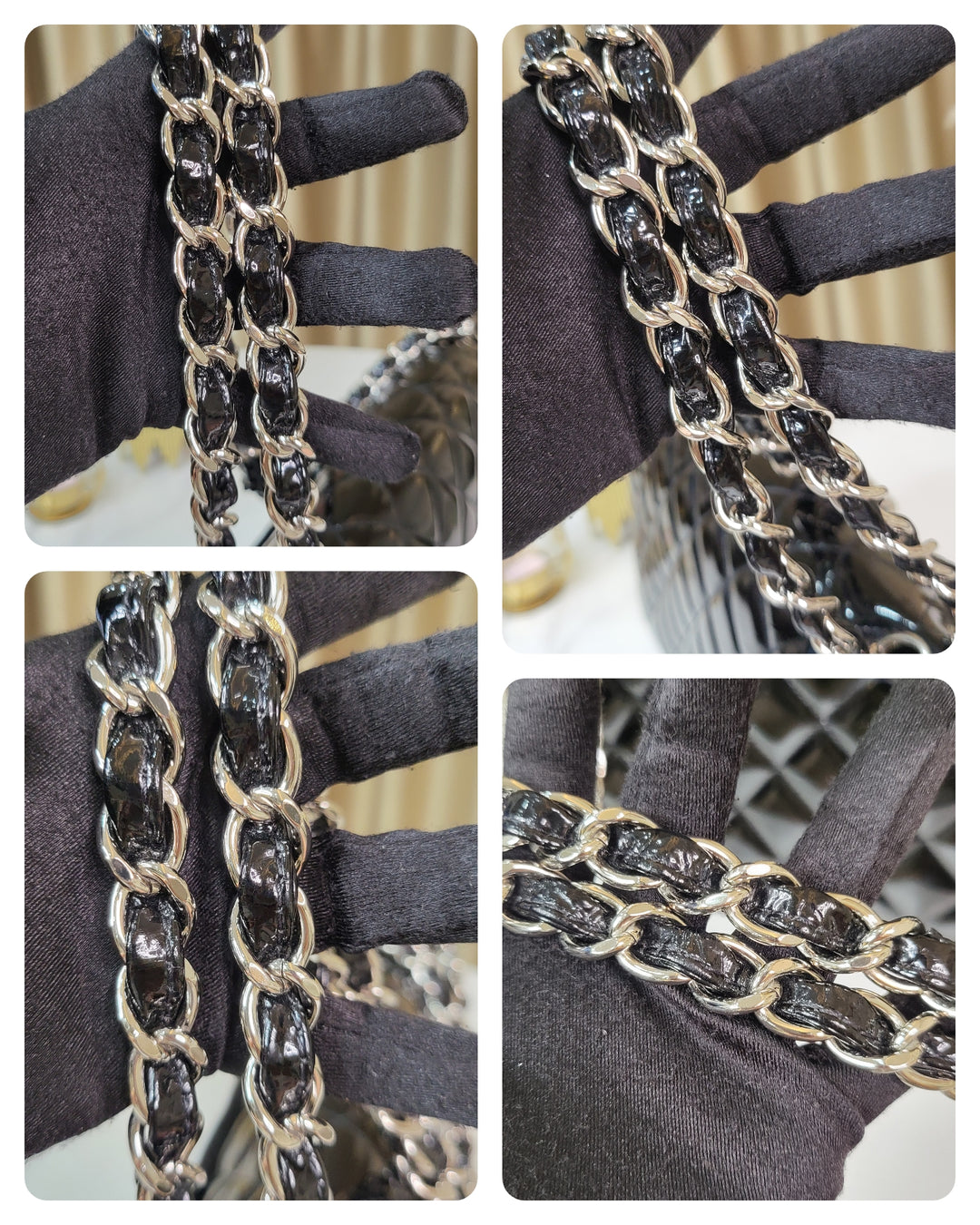 Chanel Patent Maxi Double Flap