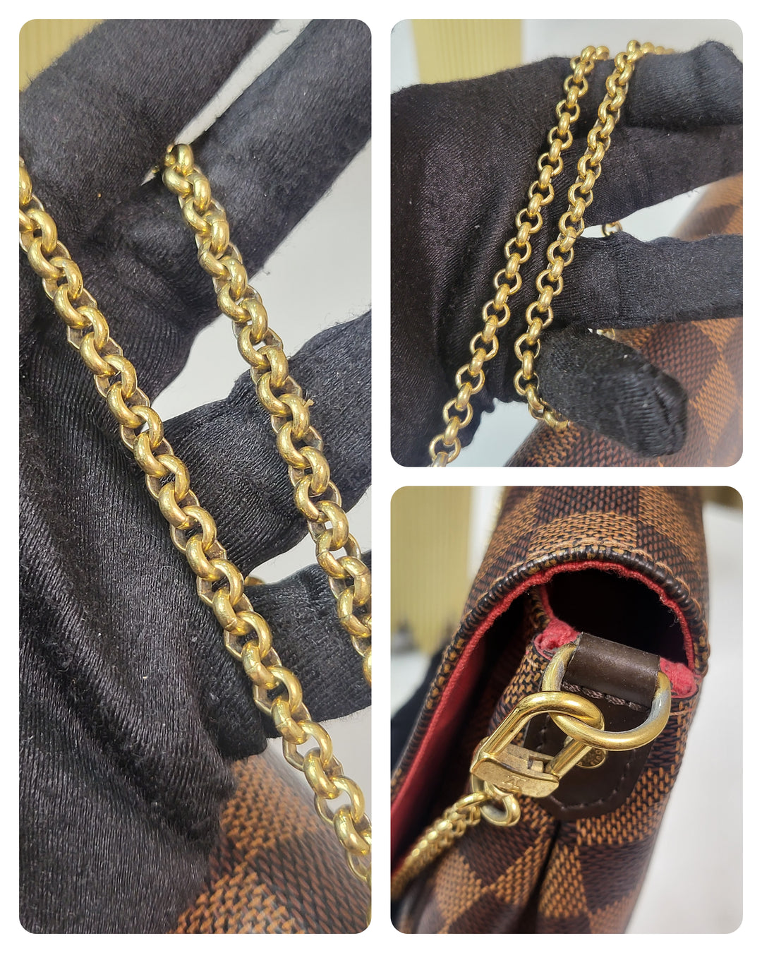 Louis Vuitton Damier Ebene Favorite MM