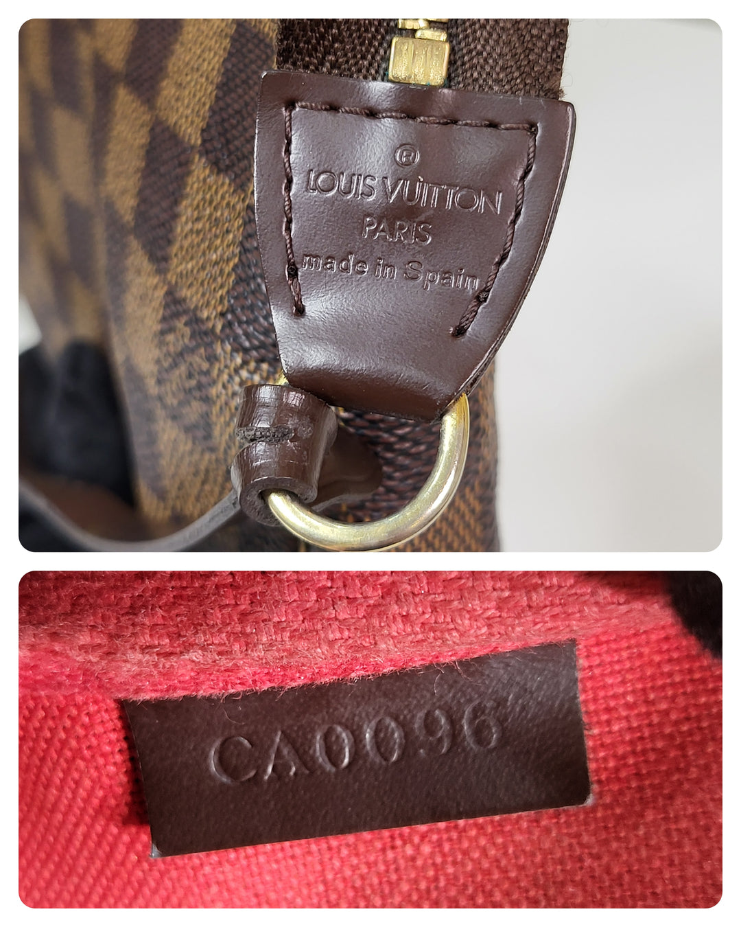 Louis Vuitton Damier Ebene Pochette Accessories