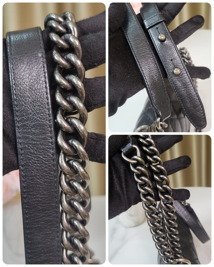 Chanel Calfskin Wild Stitch Leboy Medium