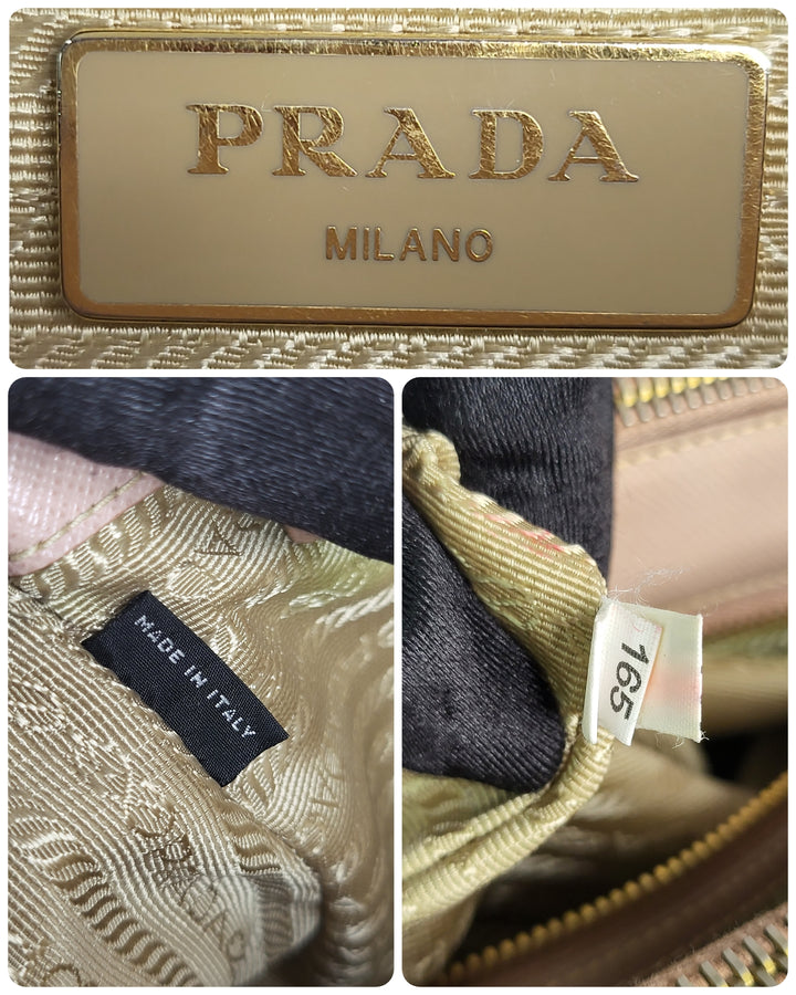 Prada Saffiano Double Zip Galleria Tote Bag