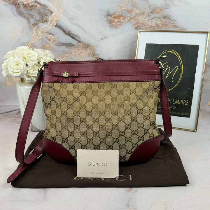 Gucci Canvas Mayfair Crossbody