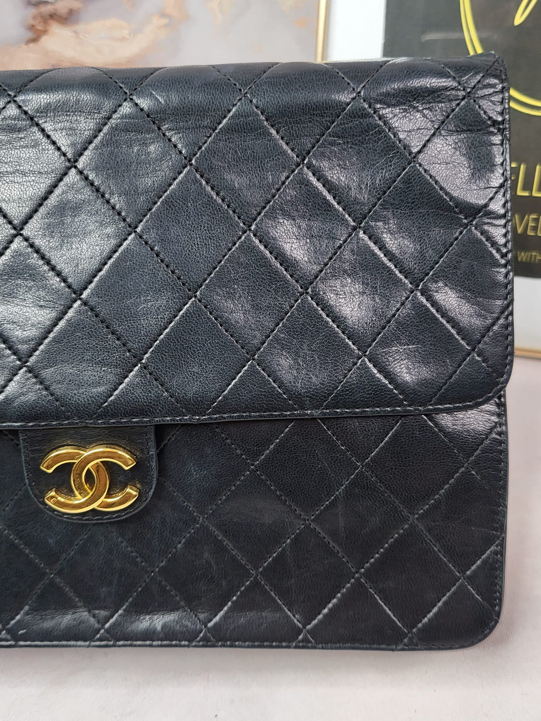 CHANEL LAMBSKIN VINTAGE MEDIUM FLAP