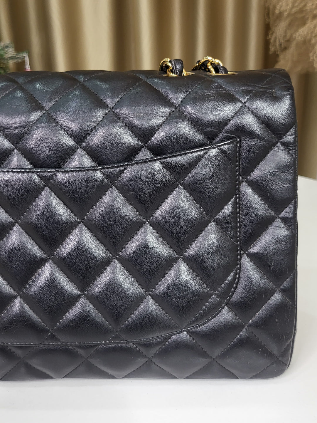 Chanel Lambskin Jumbo Flap