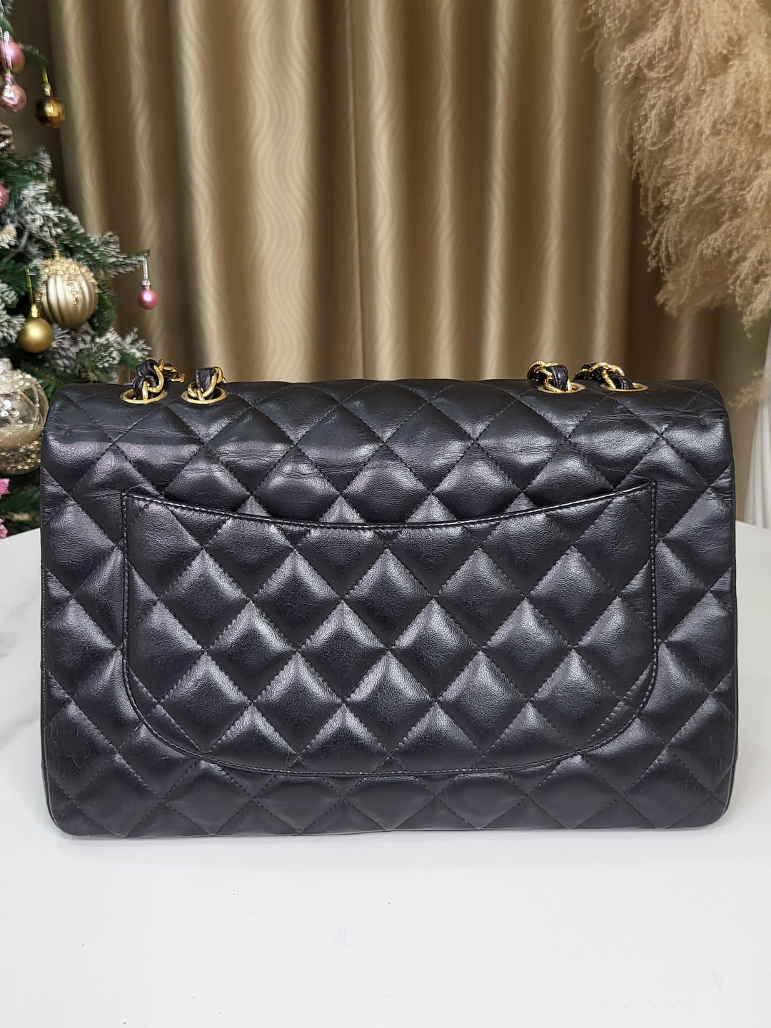 Chanel Lambskin Jumbo Flap