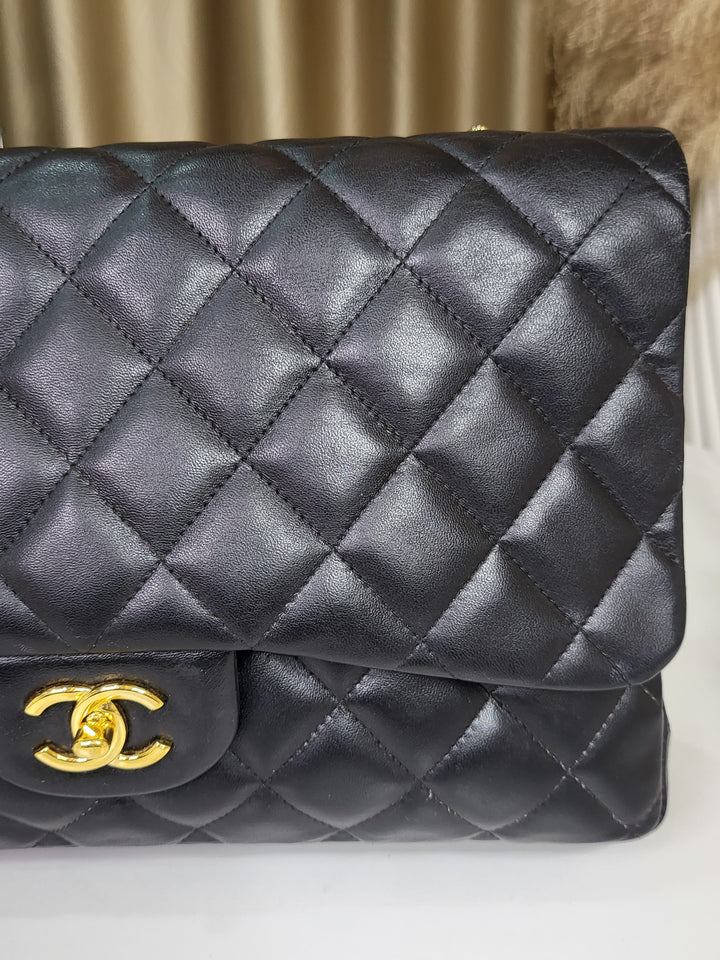 Chanel Lambskin Jumbo Flap