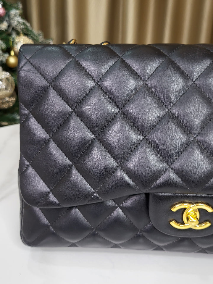 Chanel Lambskin Jumbo Flap