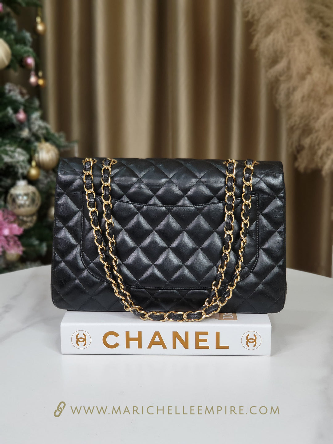 Chanel Lambskin Jumbo Flap