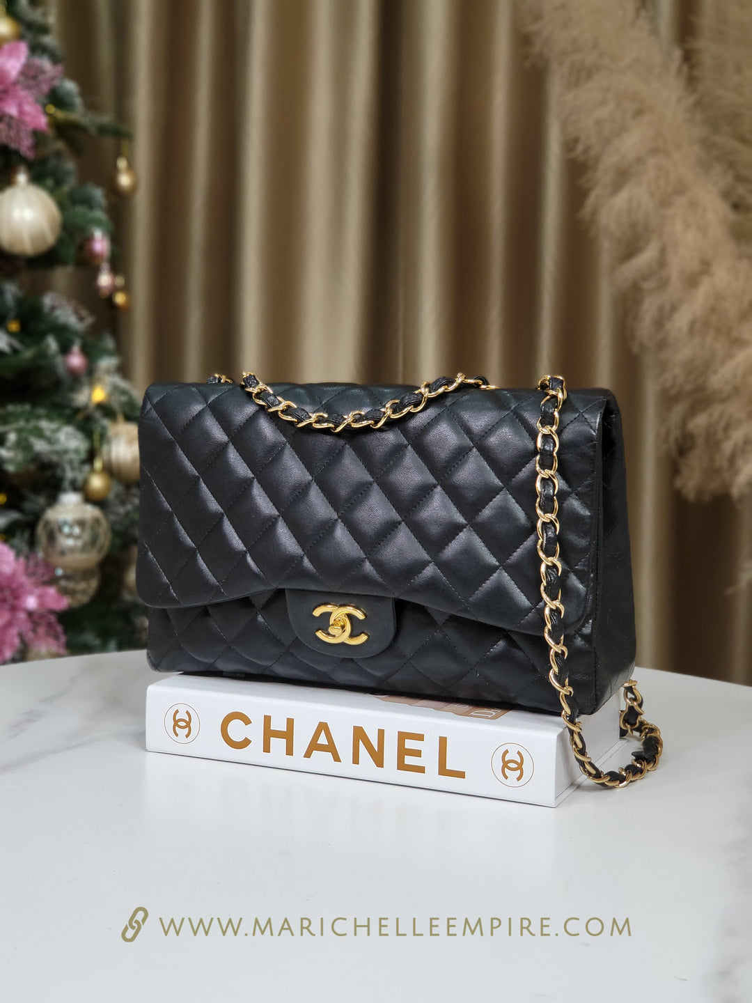 Chanel Lambskin Jumbo Flap