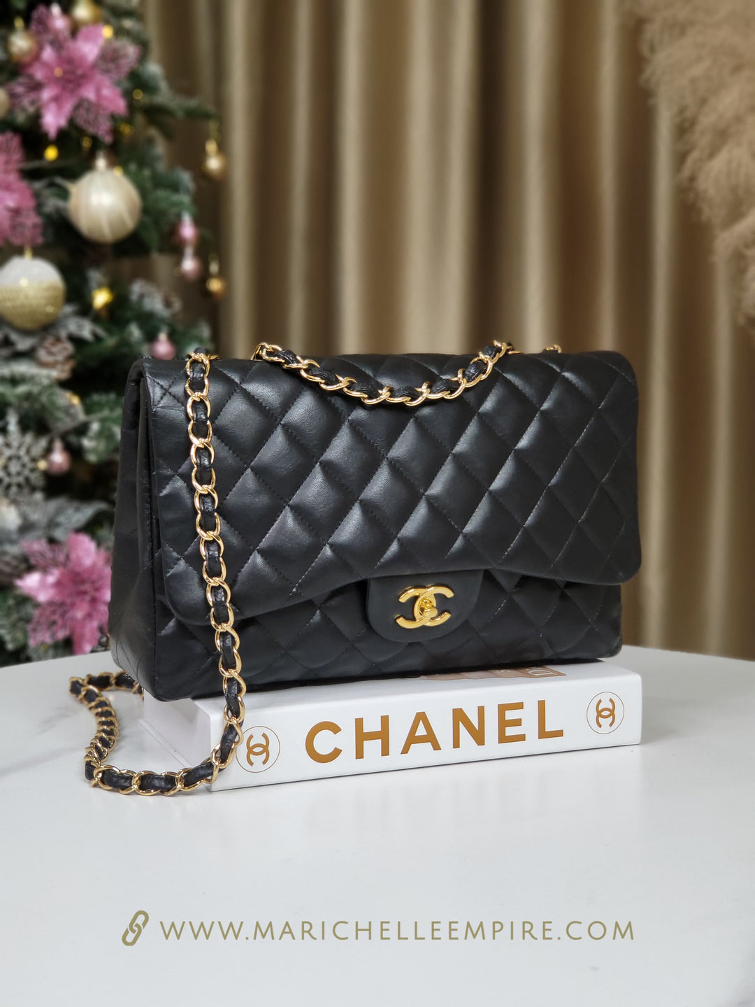 Chanel Lambskin Jumbo Flap