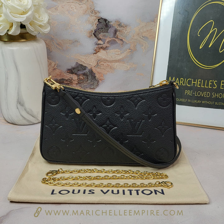 Louis Vuitton Empreinte Noir Easy Pouch