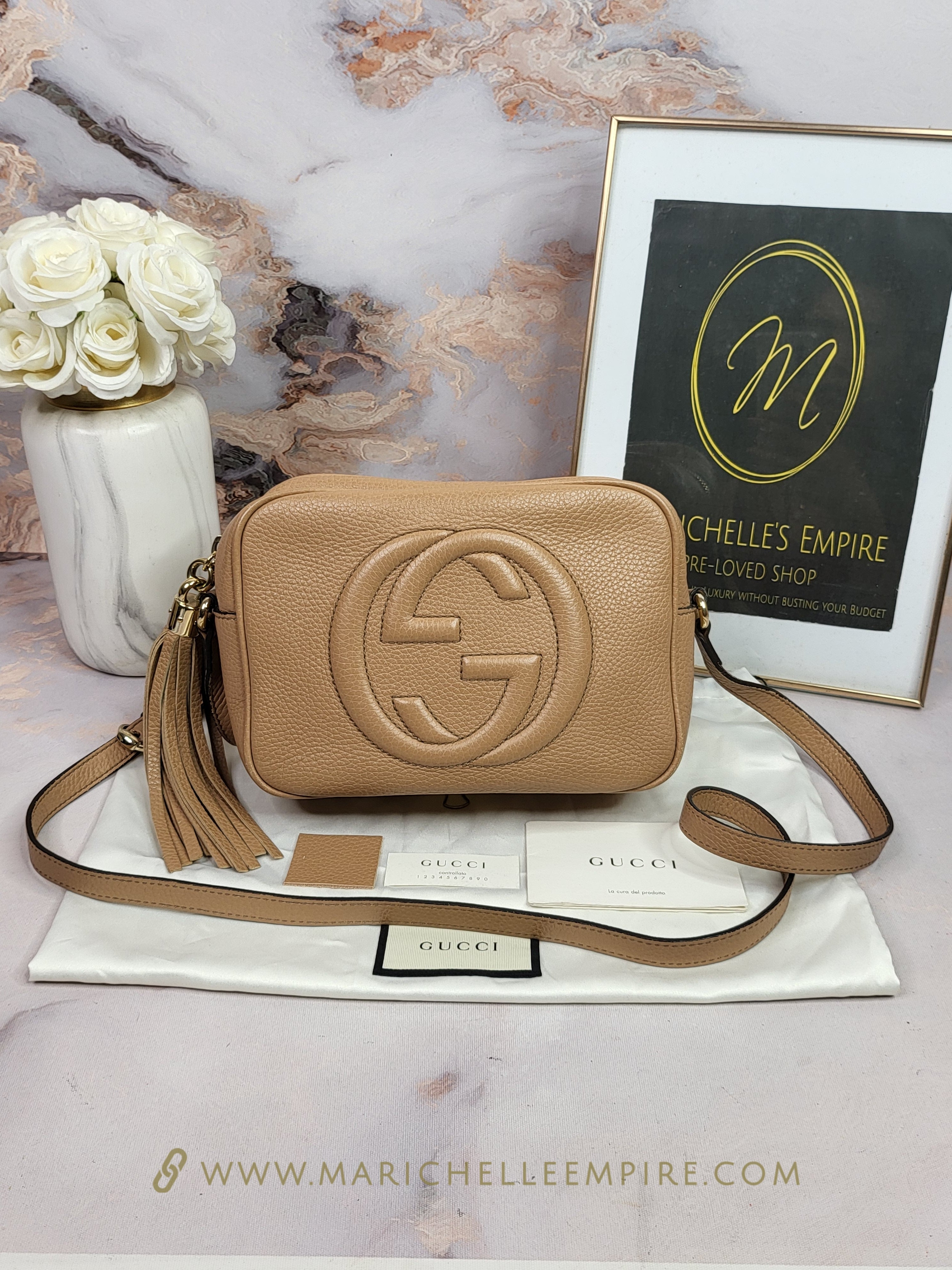 Gucci camera bag soho best sale