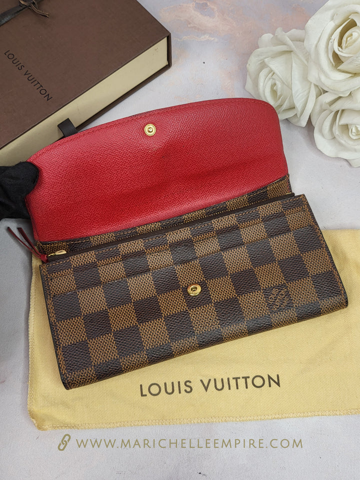 Louis Vuitton Damier Ebene Emilie Wallet