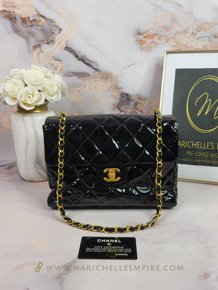 Chanel Patent Single Flap