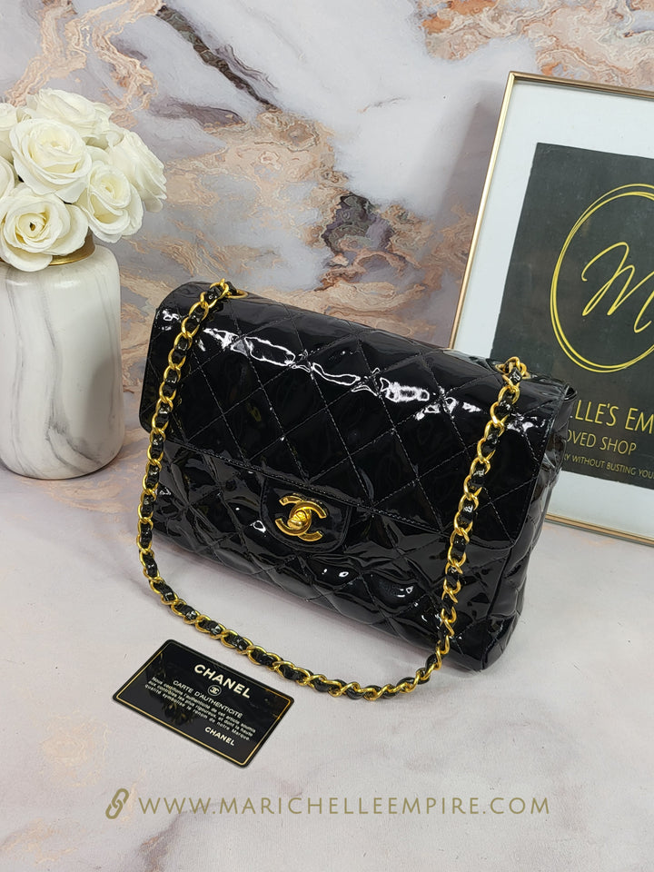 Chanel Patent Single Flap