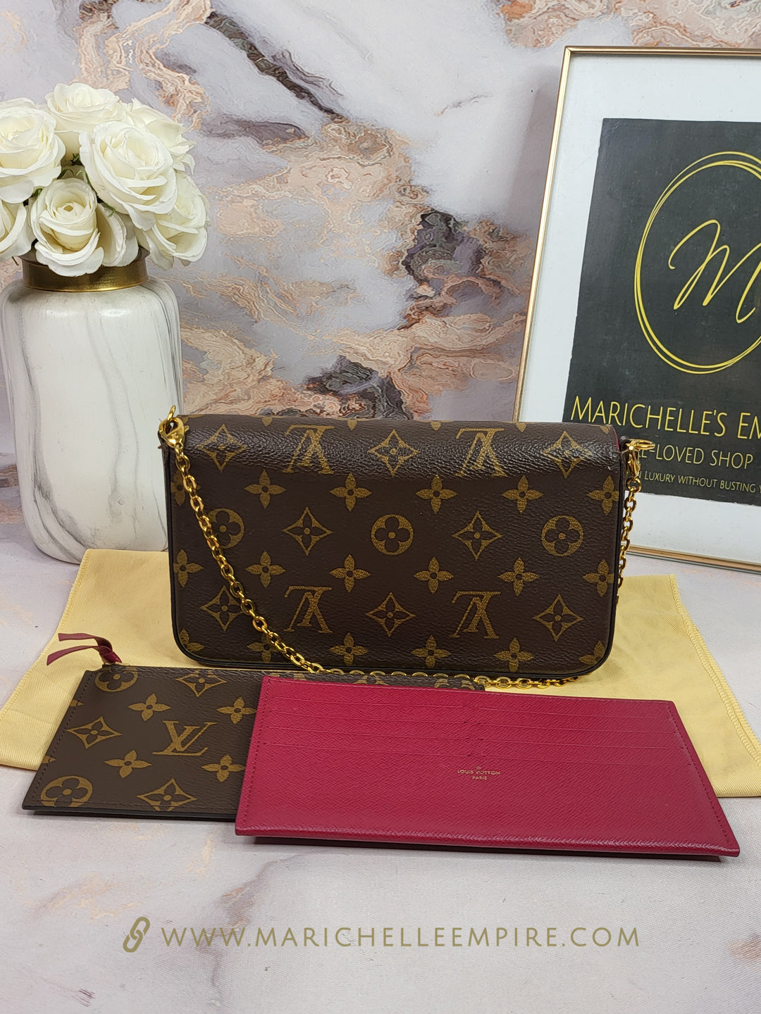 Louis Vuitton Monogram Felicie Pochette – Marichelle's Empire