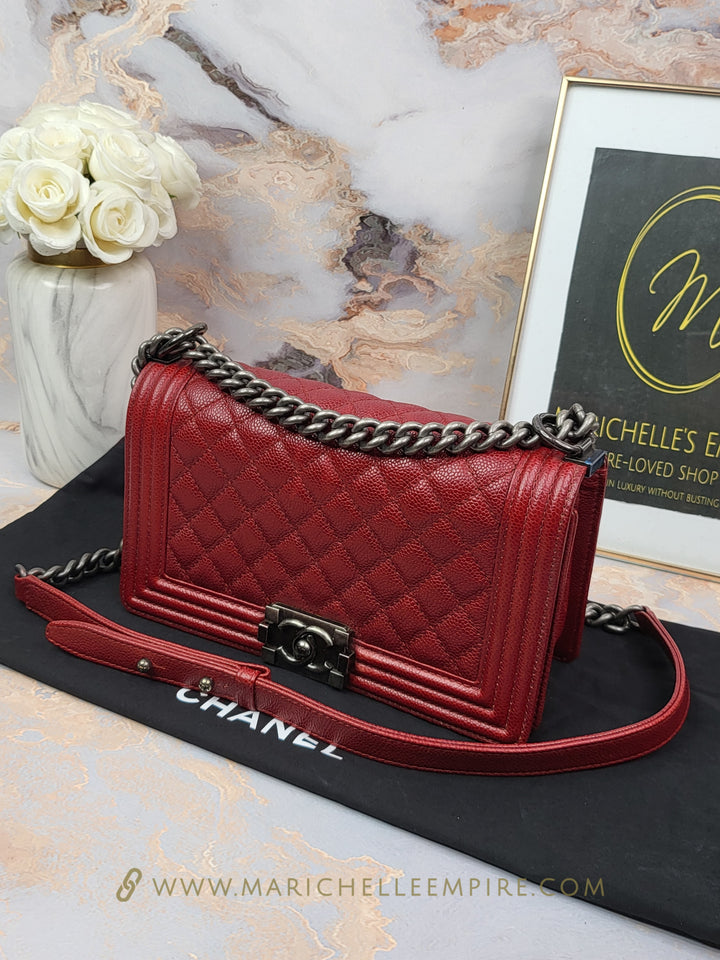 Chanel Caviar Leboy Old Medium