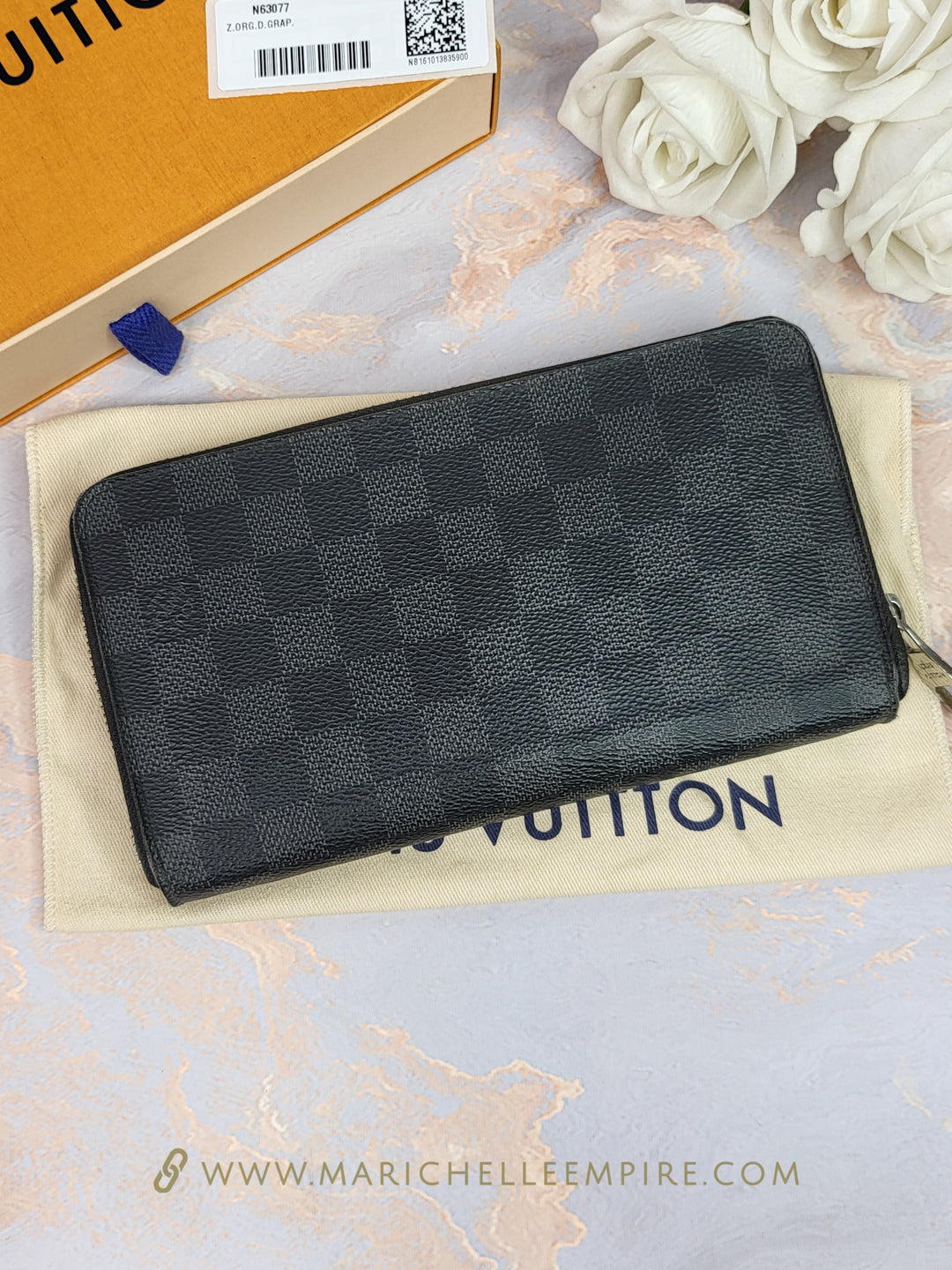 Louis Vuitton Damier Graphite Zippy Organizer