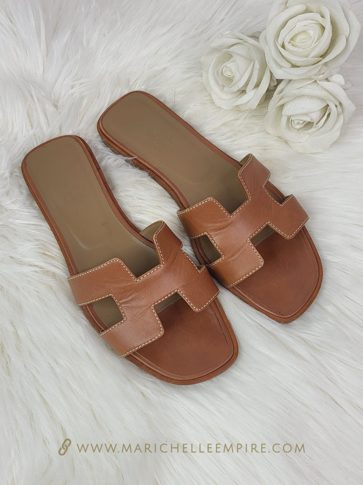 Hermes Oran Sandal Size 36