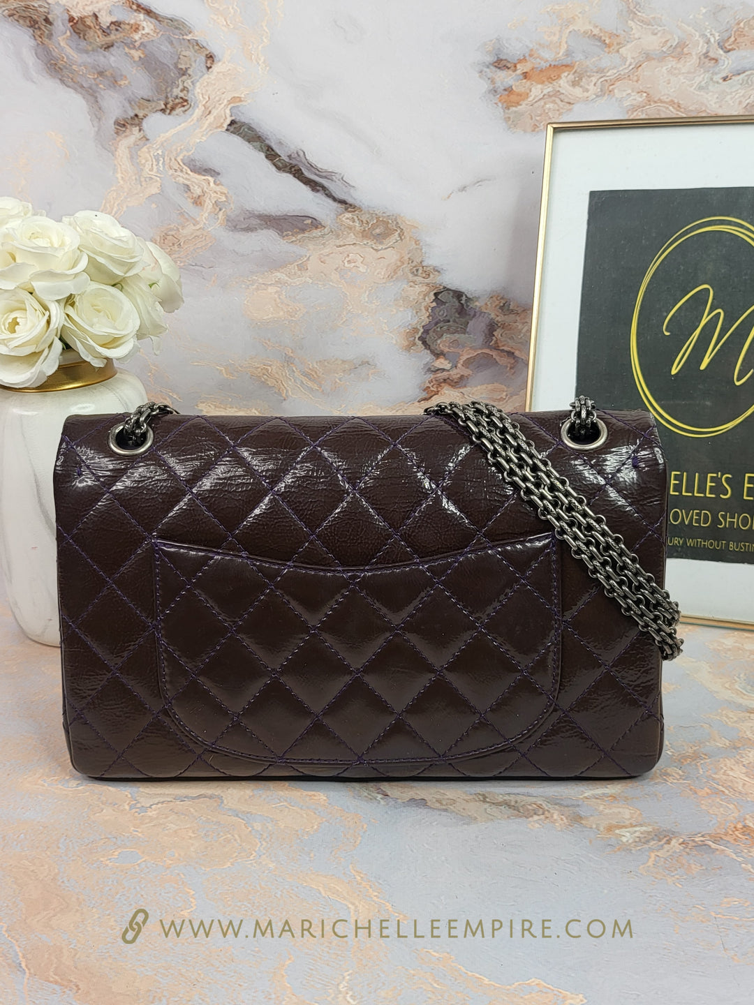 Chanel Patent Medium Double Flap Reissue 226