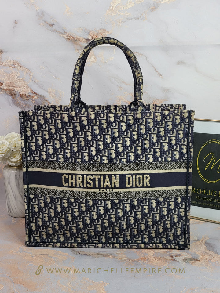 Dior Oblique Book Tote Large