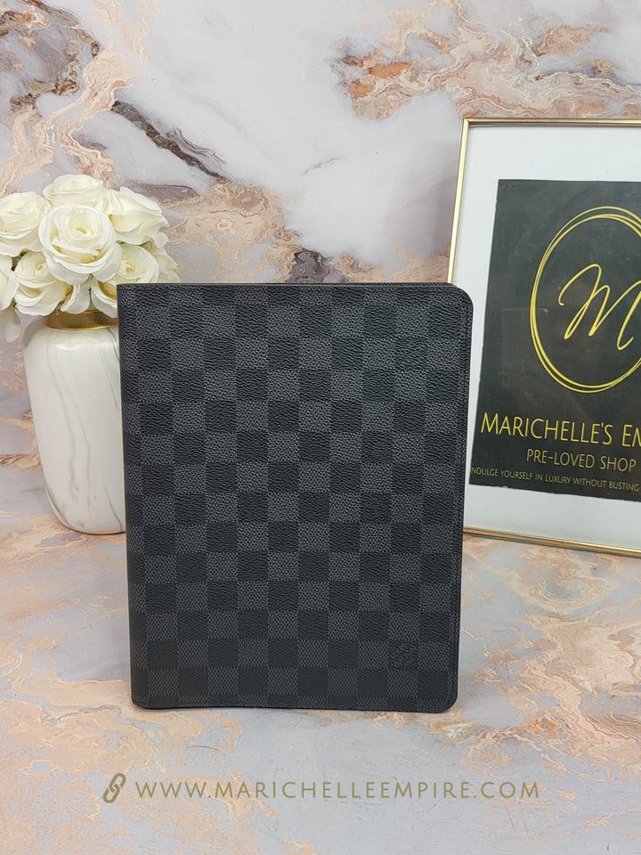 Louis Vuitton Damier Graphite Desk Agenda Cover